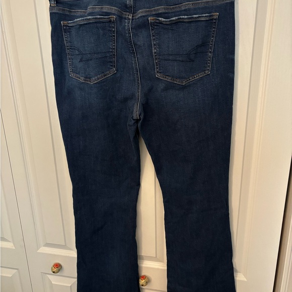 American Eagle Outfitters Dark Blue Boot Cut Jeans - Picture 1 of 2